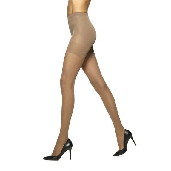 No nonsense Women's Great Shapes All Over Shaper Pantyhose 1 Pair Pack Suntan E