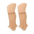 thumbnail image 1 of No nonsense Women's Sheer Knee Highs with Comfort Top 8 Pair Pack, Nude, Plus, 1 of 4