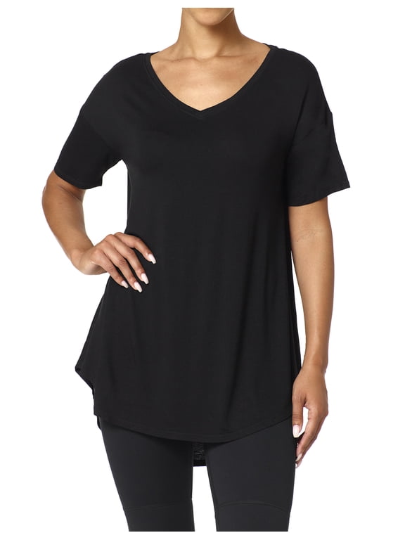 Women's Perfect Legging Tee, Black, Small