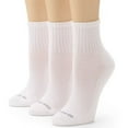 thumbnail image 1 of No nonsense Women's Soft & Breathable Cushioned Mini Crew Socks 3 Pair Pack, White, One Size, 1 of 3
