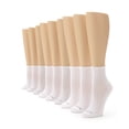 thumbnail image 1 of No nonsense Women's Soft & Breathable Cushioned Mini Crew Socks 9 Pair Pack, White - 9 Pair Pack, One Size, 1 of 1
