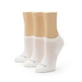 thumbnail image 1 of No nonsense Women's Soft & Breathable Cushioned No Show Socks 3 Pair Pack White One Size, 1 of 2