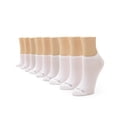 thumbnail image 1 of No nonsense Women's Soft & Breathable Ventilated No Show Liner 9 Pair Pack, White - 9 Pair Pack, One Size, 1 of 3