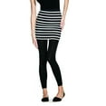 thumbnail image 1 of No nonsense Women's Super Opaque Control Top Footless Tights 1 Pair Pack, Sizes S-XXL, 1 of 2