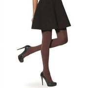 No nonsense Women's Super Opaque Control Top Tights, Espresso, Large