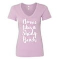 thumbnail image 1 of No one likes a shady beach Womens V-Neck Tee, 1 of 1