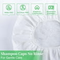 thumbnail image 1 of No-rinse waterless shampoo shower caps, 12-pack, suitable for the elderly, women, hospitals, camping, 1 of 4