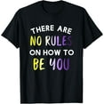 thumbnail image 1 of No rules LGBT Pride Non binary T-Shirt, 1 of 5