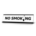 thumbnail image 1 of No smoking, BW Black Frame, Desk Sign (2 x 8"), 1 of 3