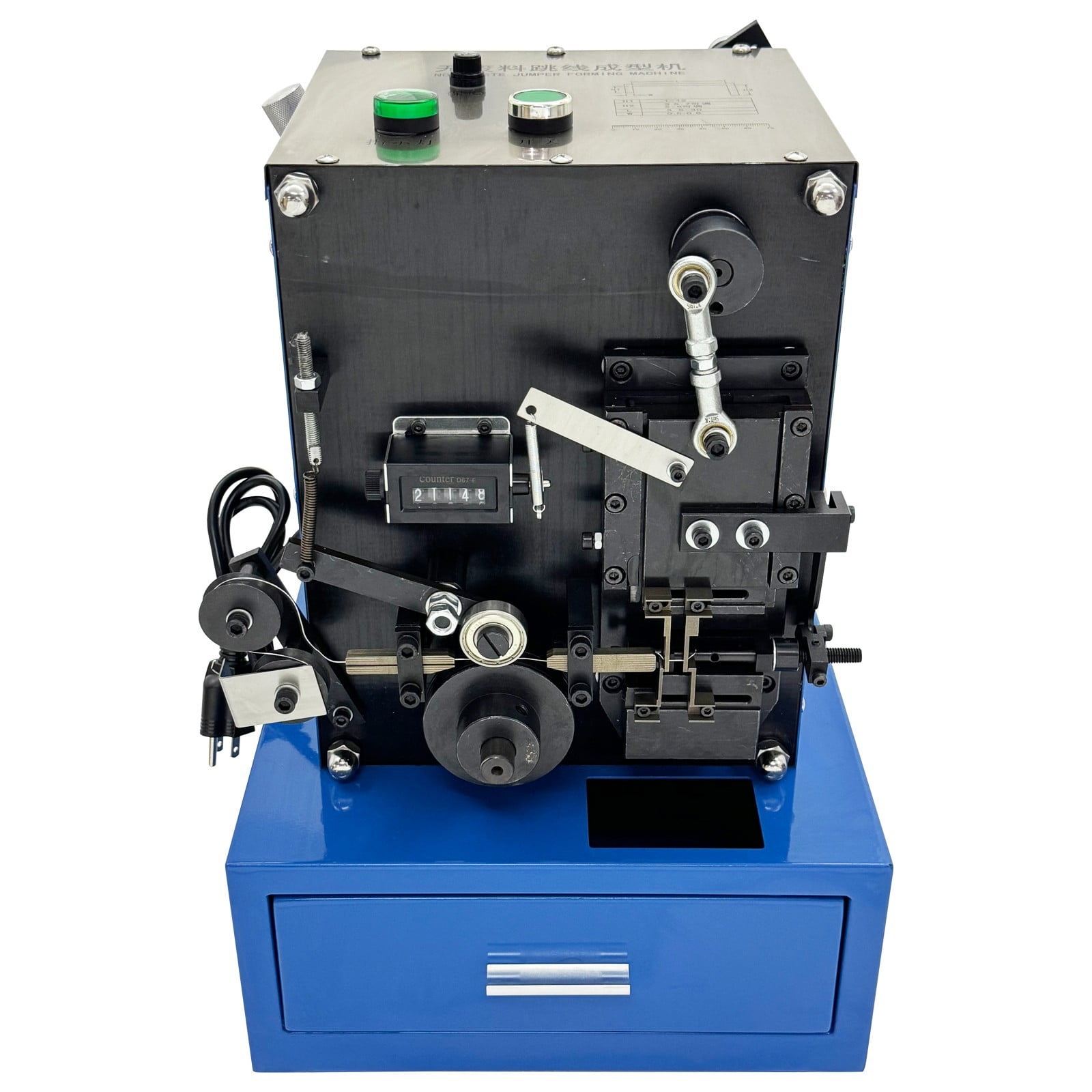 No-waste Jumper Wire Forming Machine Automatic Feeding for Cutting and ...
