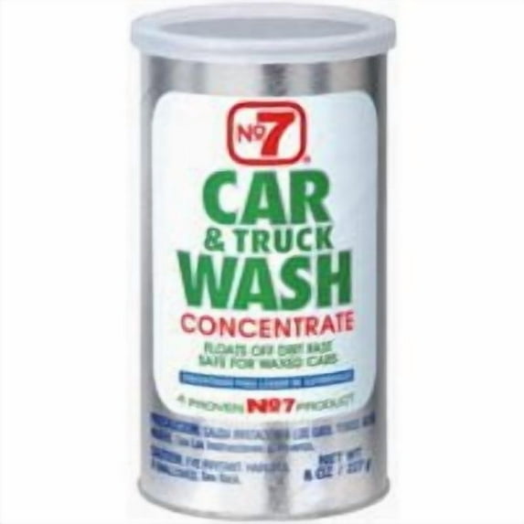 No. 7 Car And Truck Wash Concentrate, 8oz