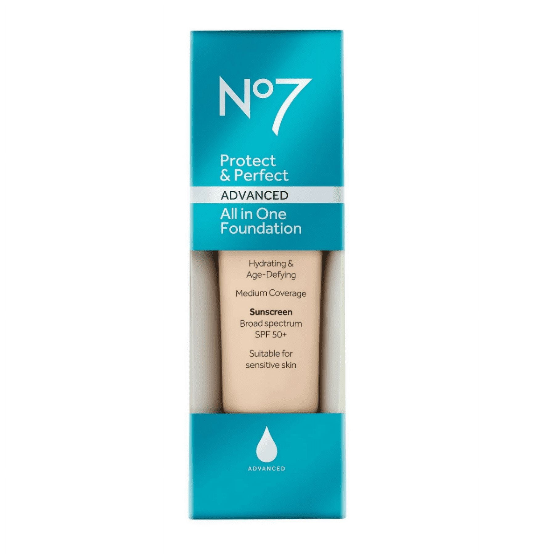 No7 Advanced Protect & Perfect All in One Foundation Warm Ivory