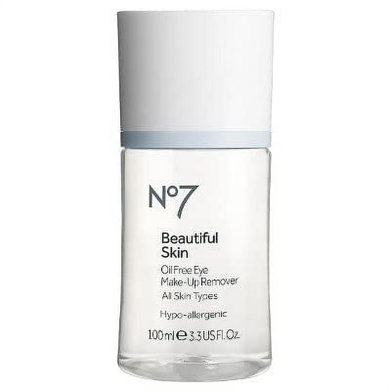 No7 Beautiful Skin Oil Free Eye MakeUp Remover 3.3Oz
