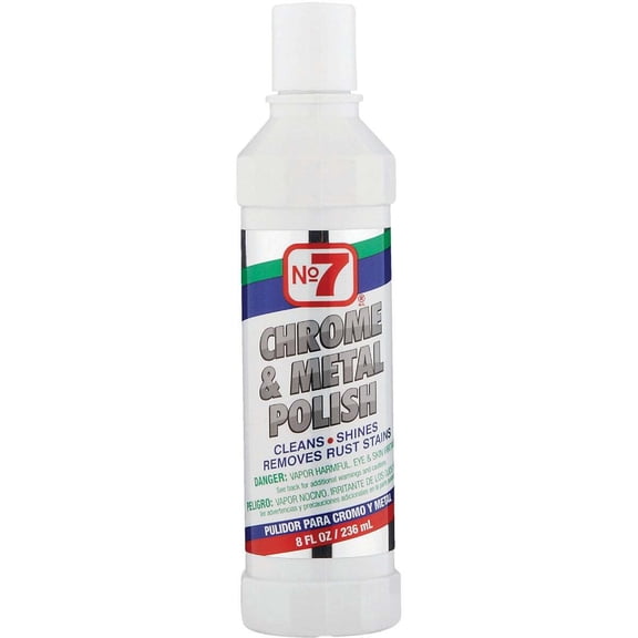 No7 Beauty Chrome and Metal Polish Liquid, 8 oz
