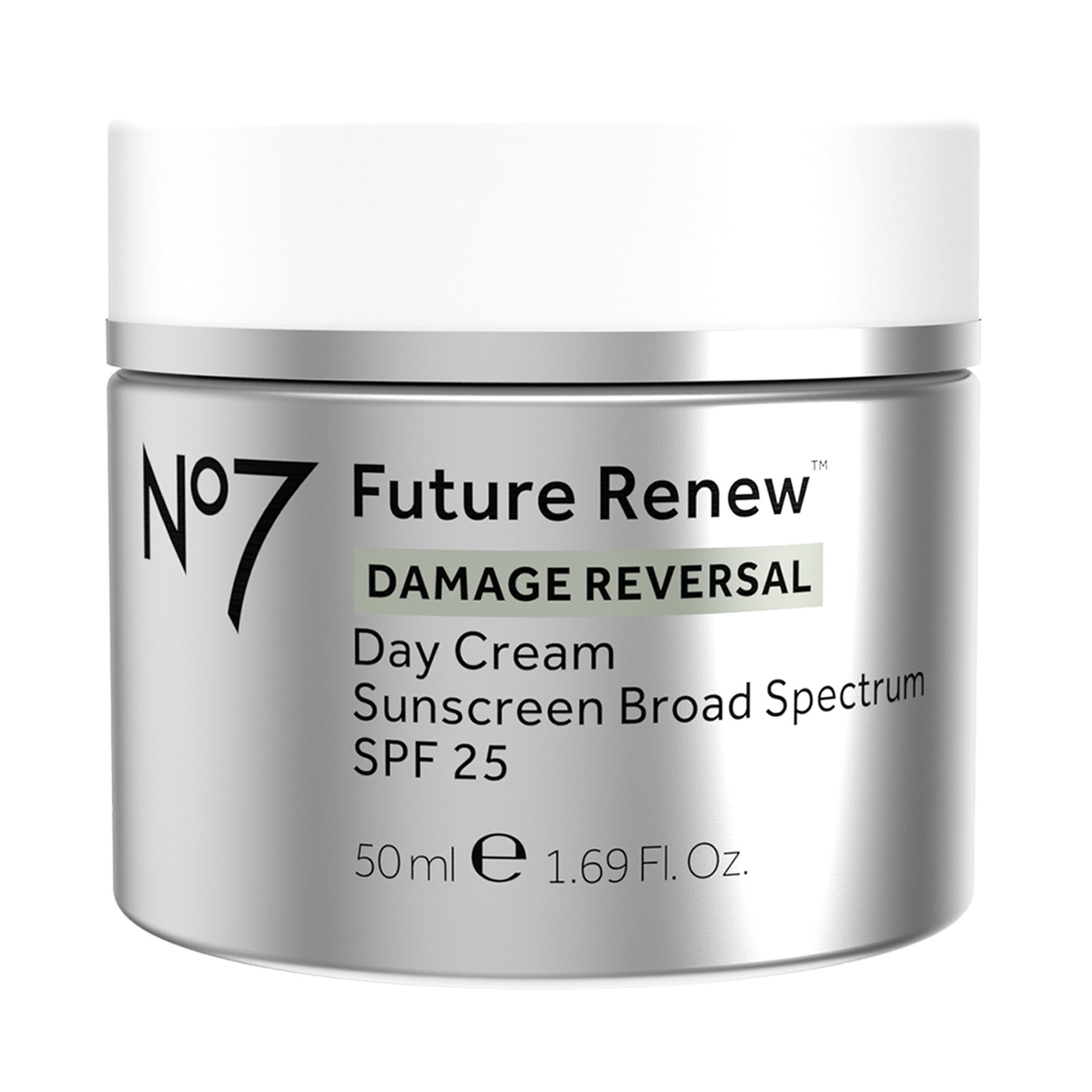 No7 Future Renew Day Cream with Peptides, SPF 25, UV