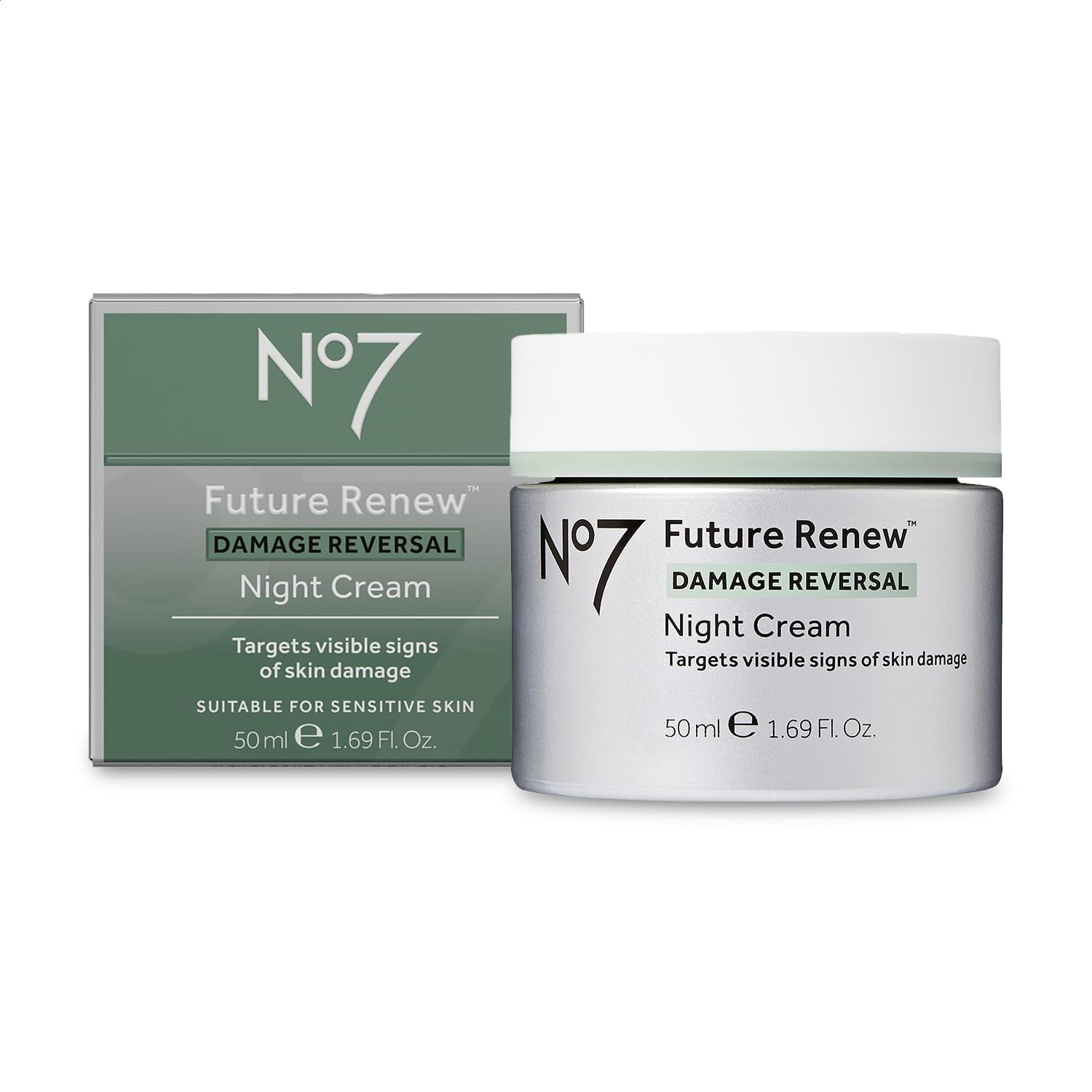 No 7 Future Renew Day Cream No7 Future Renew Damage Reversal Day Cream with Peptides & SPF 40