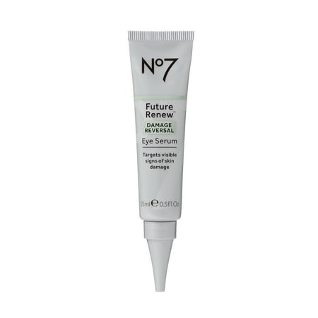 No7 Future Renew Damage Reversal Eye Serum with Peptides & Hyaluronic Acid, All Skin Types, 0.5 oz