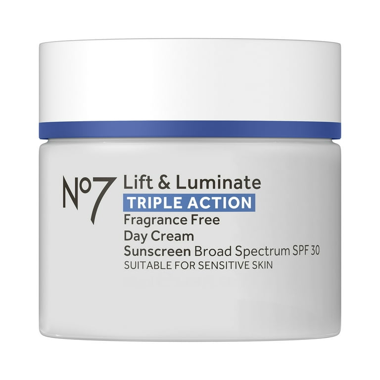 No7 Anti-Age, Moisturizing & Luminate Triple Action Day Cream, SPF
