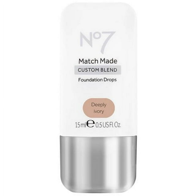 No7 Match Made Foundation Drops Deeply Ivory 0.5oz