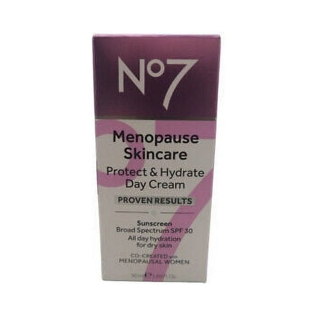 No7 Menopause Skincare Day Cream Protect & Hydrate 50 ml 1.69 Fl Oz