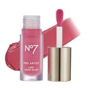 No7 Pro Artist Luxe Liquid Blush, Radiant Soft-Glow Finish, Long-Lasting, Blendable, Pink, 0.20 fl oz