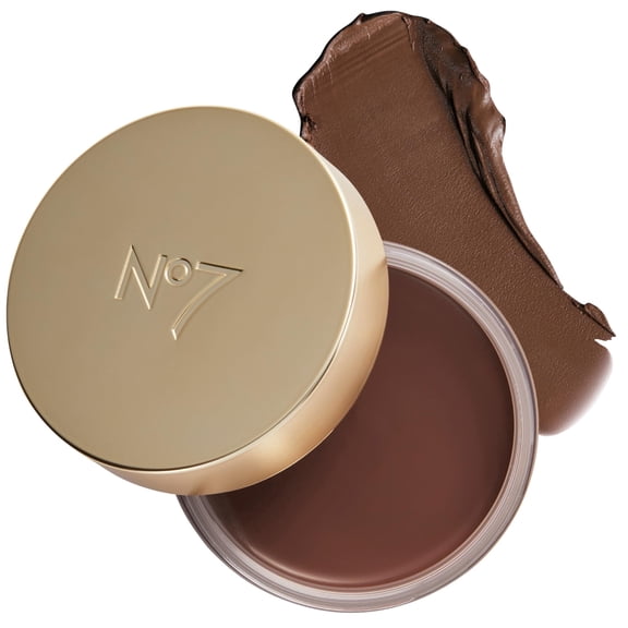 No7 Pro Artist Soft Glow Cream Bronzer Makeup, Deep (1.26 oz)