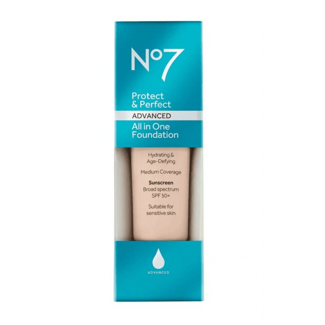 No7 Protect & Perfect Advanced All in One Foundation Cool Ivory 1 fl