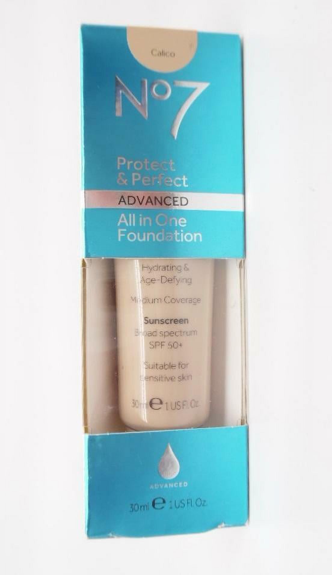 No7 Protect & Perfect Advanced All in One Foundation SPF50 02 Calico