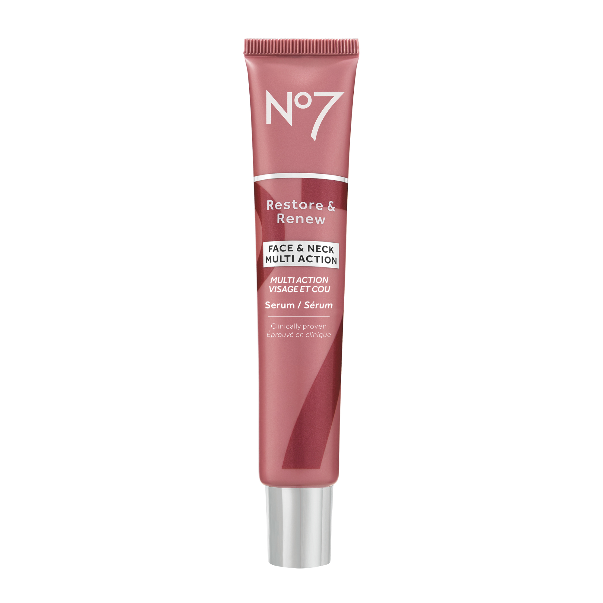 No7 Restore & Renew Multi Action Anti-Aging Face & Neck Serum, 1.69 fl oz - image 1 of 9
