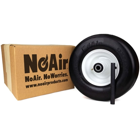 NoAir (1) Flat Free Tire Assembly 13x6.50-6 Fits Walker 5035 5035-1 5036