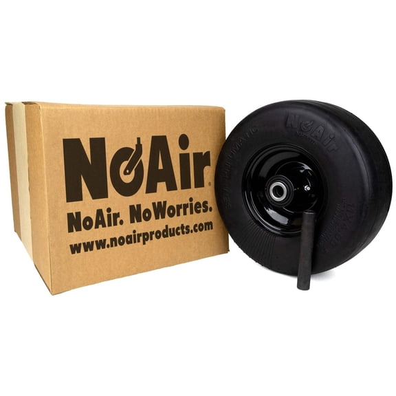 NoAir (1) Flat Free Tire Assm 11x4.00-5 Fits Hustler Super 104 Side Deck 606741