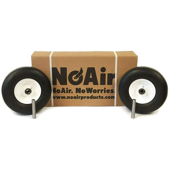 NoAir (2) Flat Free Tire Assemblies 11x4.00-5 Fits Toro TimeCutter 130-0736
