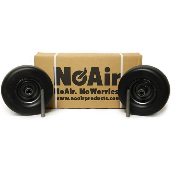 NoAir (2) Flat Free Tire Assemblies 11x6.00-5 Ariens Gravely 07101105