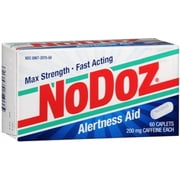 NoDoz Max Strength Alertness Aid Caplets 60 ea Pack of 6
