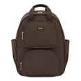 thumbnail image 1 of NoJo Espresso Coffee Backpack Diaper Bag with Luggage Sleeve and 9 Pockets, 1 of 5
