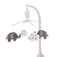 thumbnail image 1 of Little Love by NoJo Dream Big Little Elephant Grey and White Musical Mobile, 1 of 2