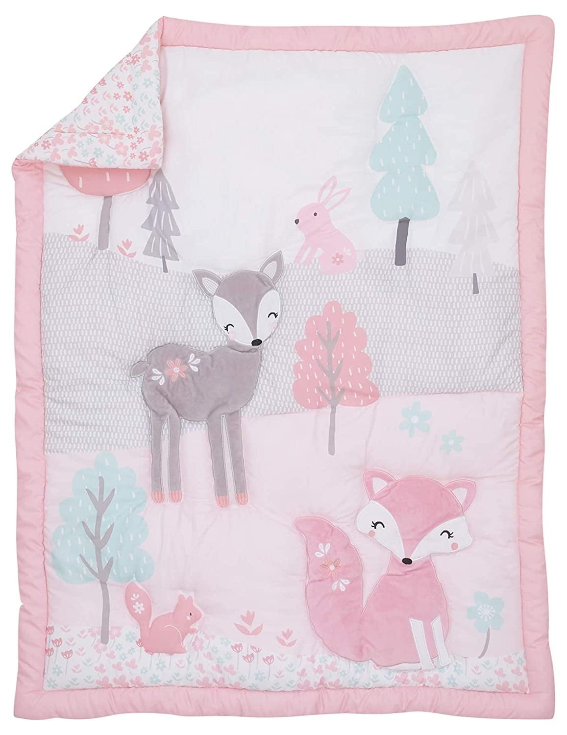 NoJo Sweet Forest Friends 4 Piece Crib Bedding Set Nigeria Ubuy