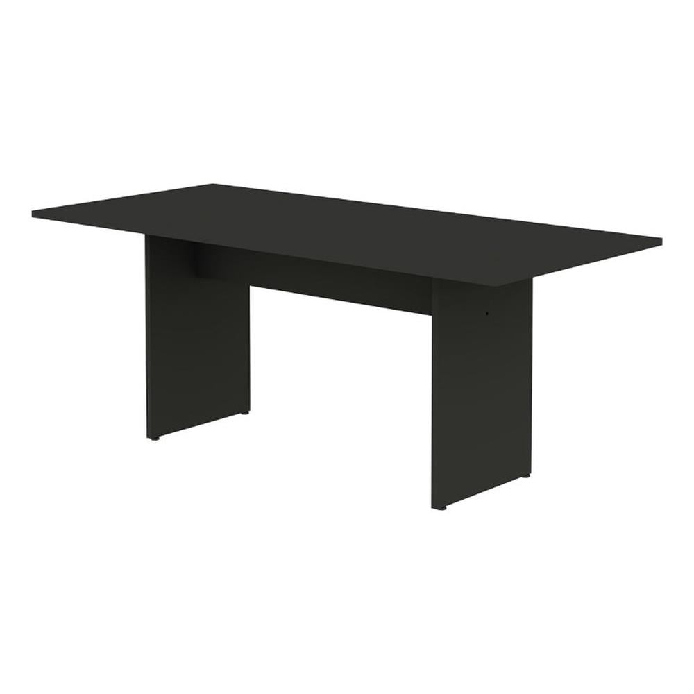 67.91" Gray MDF Modern Rectangular Dining Table