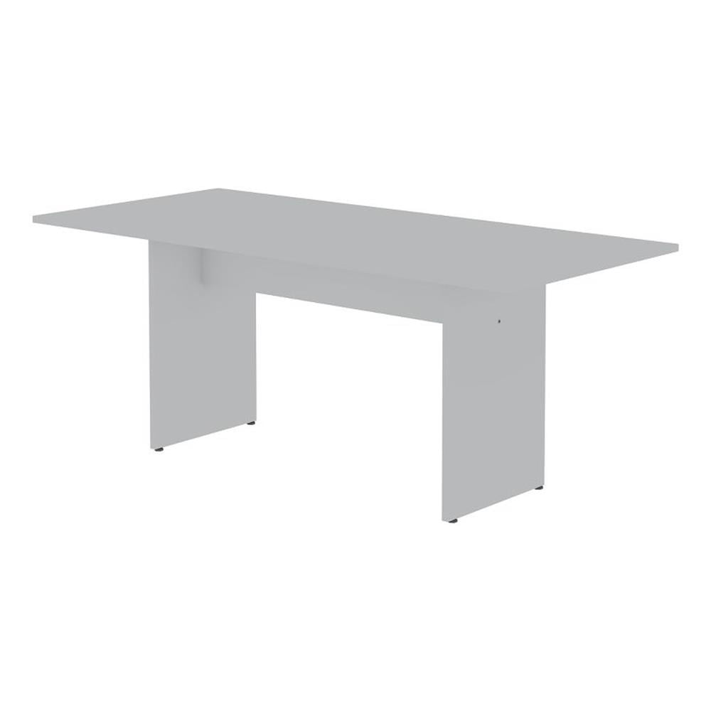 67.91" White MDF Modern Rectangular Dining Table
