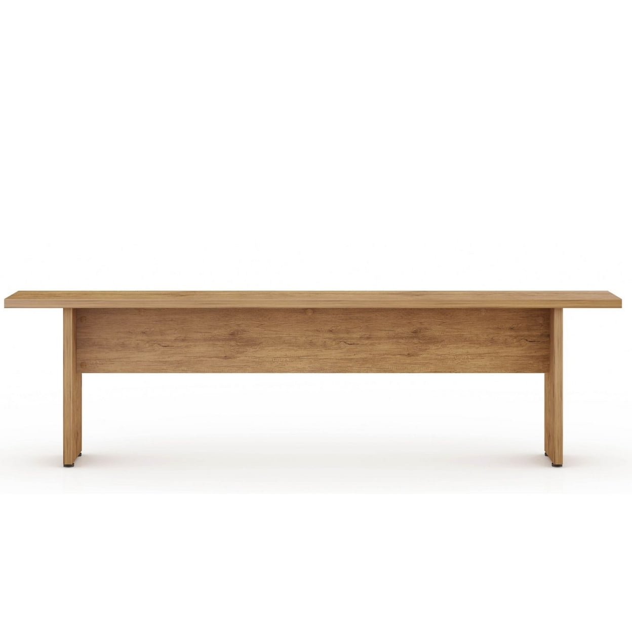 NoMad 68" Rustic Natural Wood Dining Bench