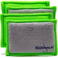 thumbnail image 1 of NoStench Kitchen Sponge | Odor Resistant, Non-Scratch Microfiber Mesh and Terry Cloth Sponge, No Odor, Long Lasting Odor Protection | Durable Odor Free Lifestyle Product | 4 Pack, 1 of 8