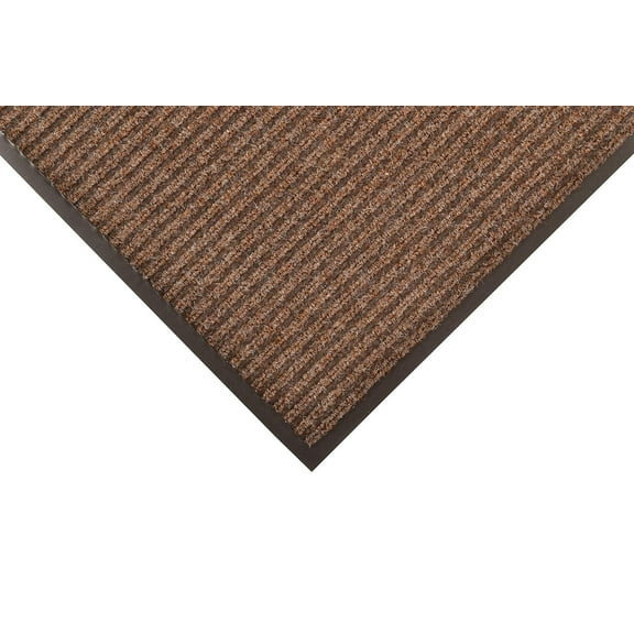 NoTrax 117 Heritage Rib Carpeted Entrance Mat for Lobbies and Indoor Entranceways, 3' x 5', Absorbent Indoor Commercial Rug for Home or Office, Brown, 117S0035BR CA2