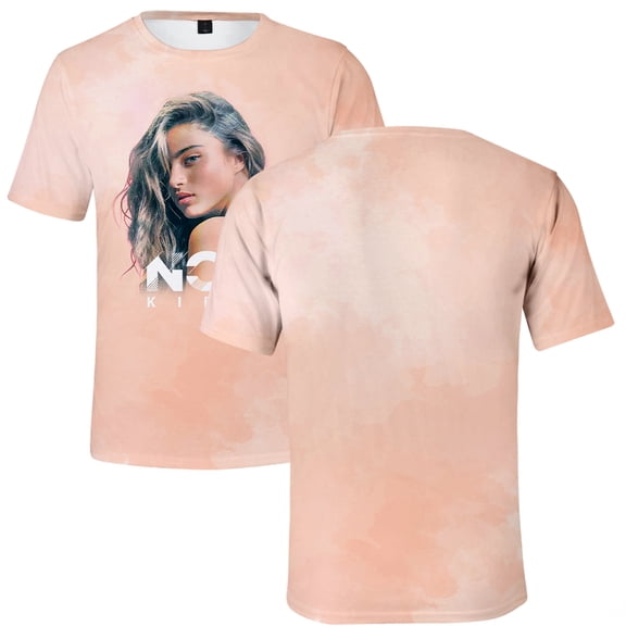 Noa Kirel 3D Short Sleeve T-shirts Women Man Crewneck Singer Casual Popular Streetwear Fashion Unisex
