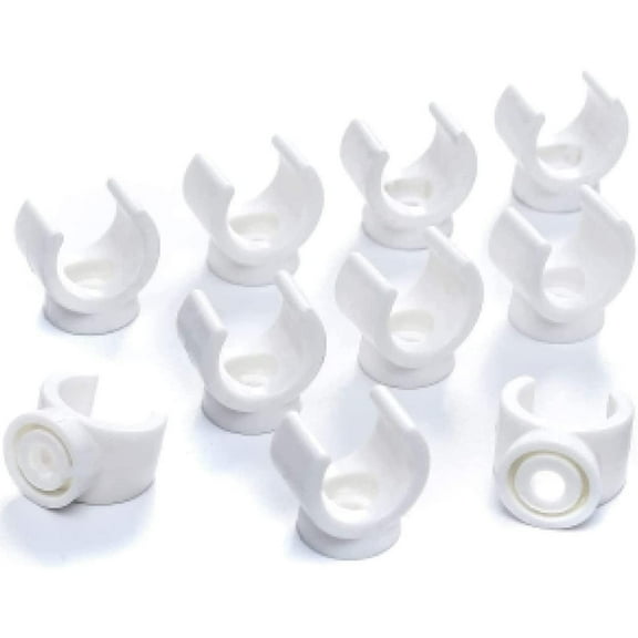 Noa Store 1/2 inches PEX Pipe Support Hangers 130 Pieces | U-Hook PEX Holder PVC Water Pipe Clamps Clips Socket | PEX-AL-PEX Talon Clamps Pipe Support