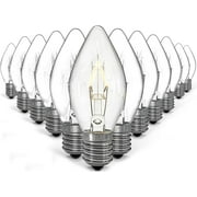Noa Store 15 Count Night Light Bulbs -E12 Socket with Candelabra Base