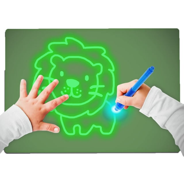 Noa Store Fun Drawing Pad Board Glow in Dark with Light for Kids Painting Board Educational Toy and Developing Drawing or Writing Skills