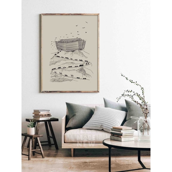 Noah Ark Covenant Promise Poster, Unframed Paper Poster 11x14in
