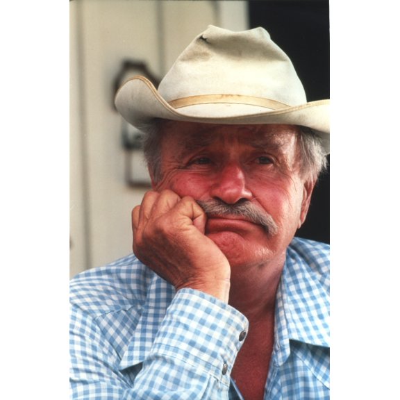 Noah Beery Jr Close Up Portrait Photo Print (24 x 30)
