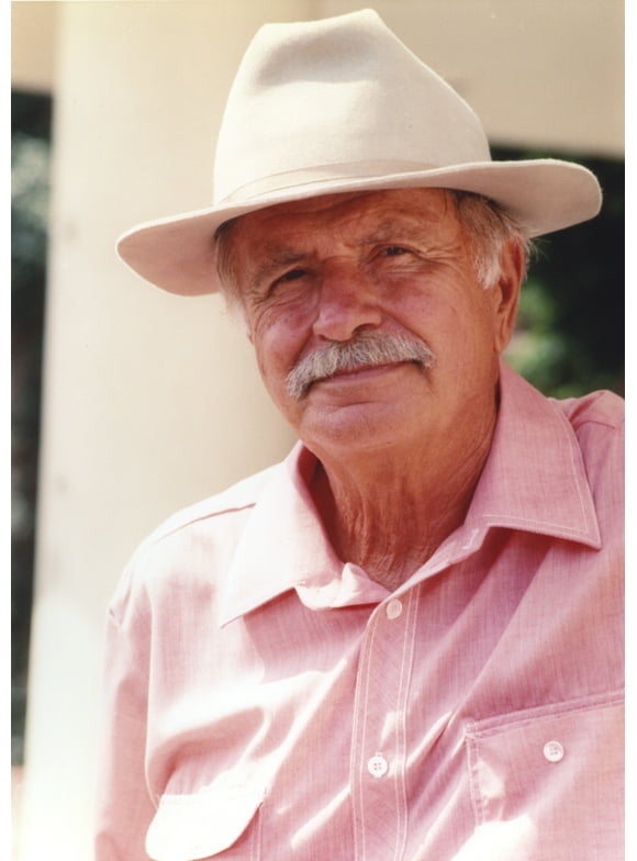 Noah Beery Jr Close Up Portrait with Cowboy Hat Photo Print (8 x 10)