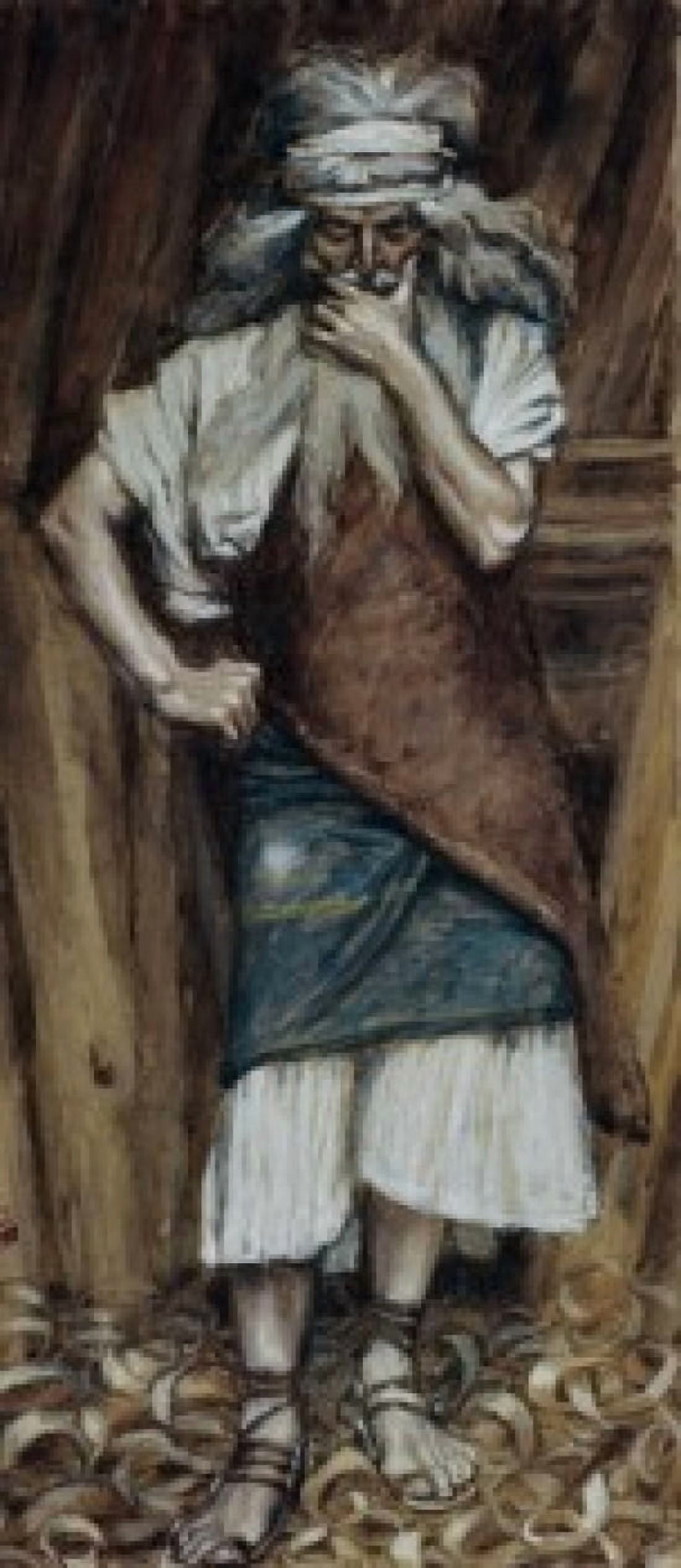 Noah James J Tissot (1836-1902French) Jewish Museum New York Canvas Art - James Tissot (18 x 24)
